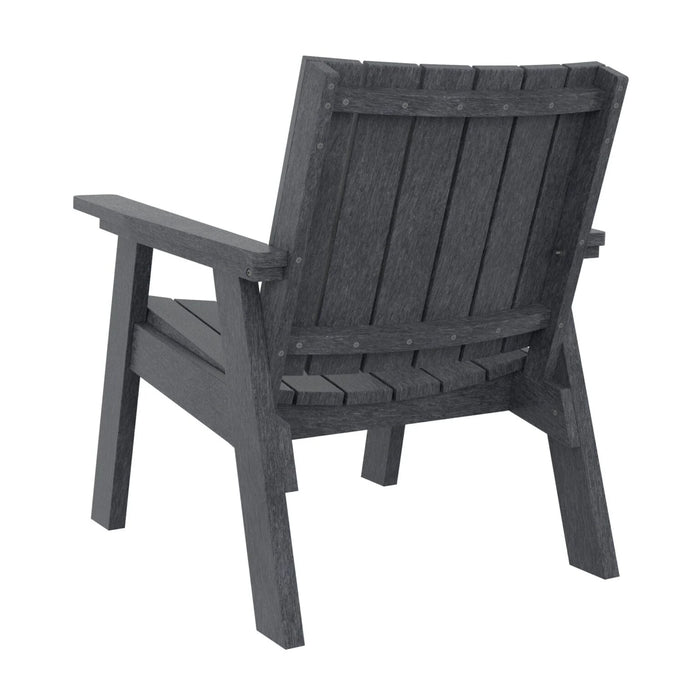 CUSHIONLESS CHAT CHAIR C41 TWO TONE DUNE/ BLACK FRAME