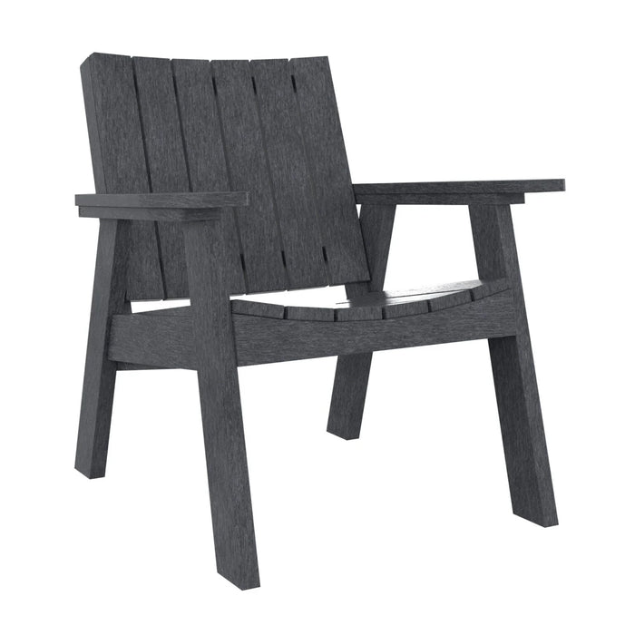 CUSHIONLESS CHAT CHAIR C41 SLATE GREY FRAME