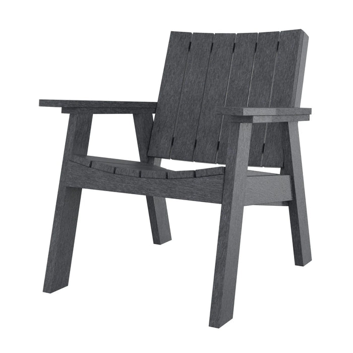 CUSHIONLESS CHAT CHAIR C41 SLATE GREY FRAME