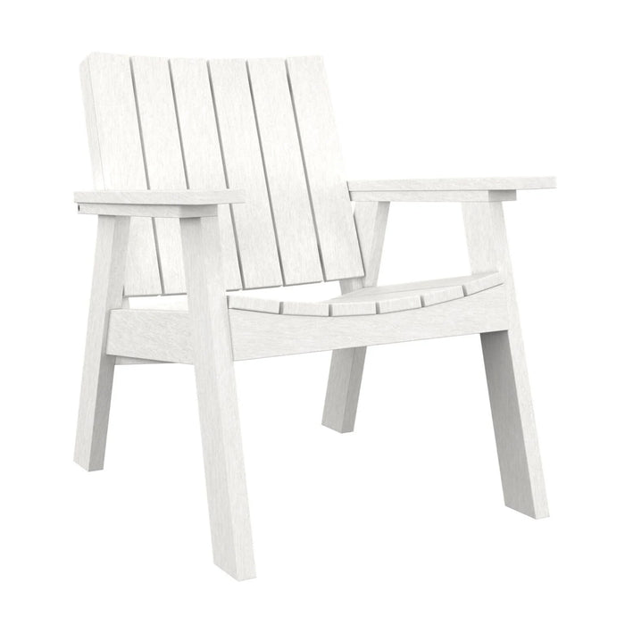 CUSHIONLESS CHAT CHAIR C41 WHITE FRAME