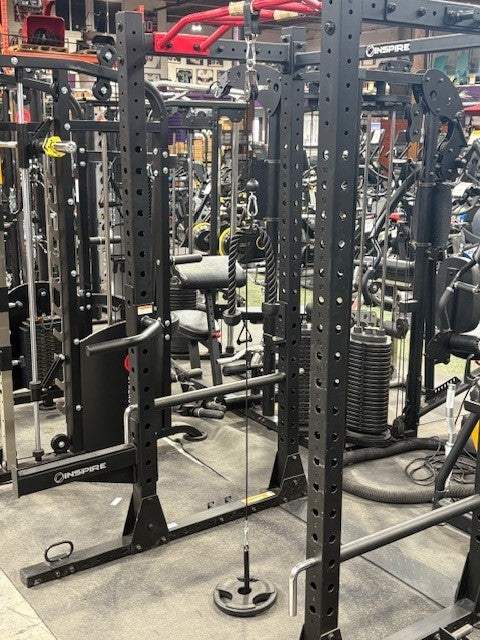 CABLE KIT FOR PULL DOWNS THAT ATTACHES TO A PULLUP BAR ON A RACK