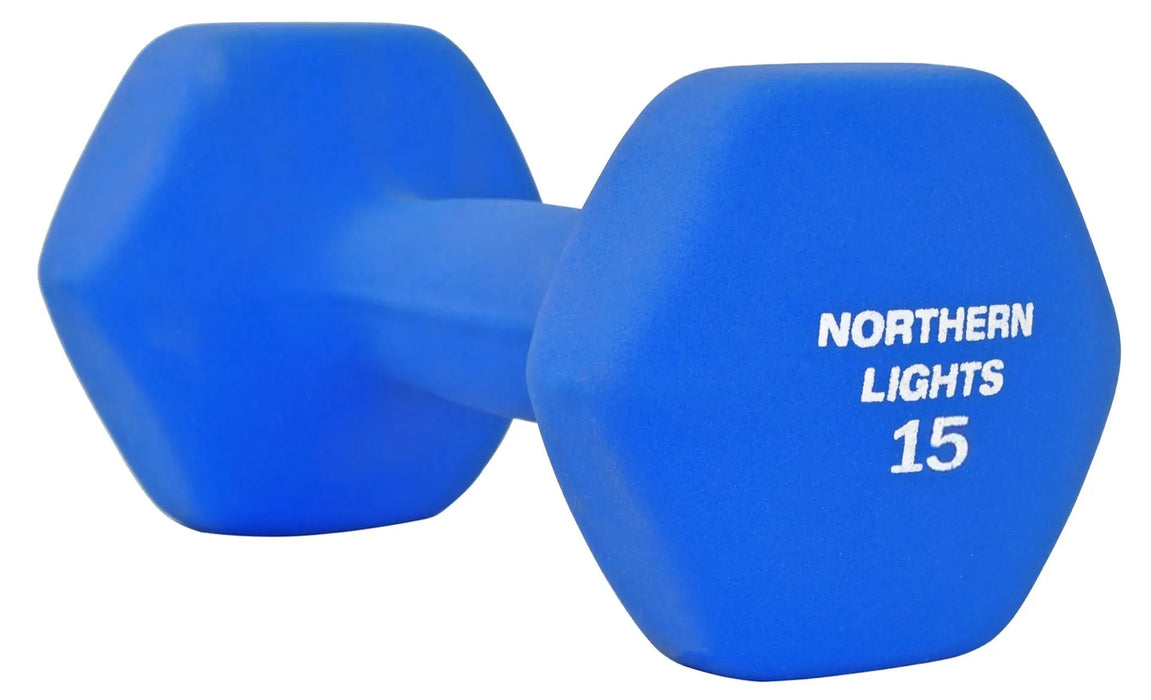 Neoprene Dumbbell 15 lb, Blue