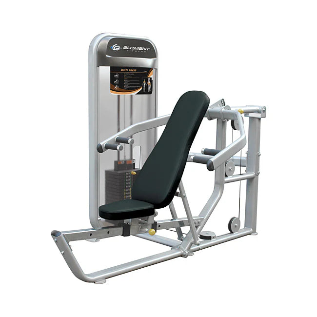 ELEMENT FITNESS CARBON DUAL MULTI ADJUSTABLE PRESS 250 LBS COMMERICAL GYM