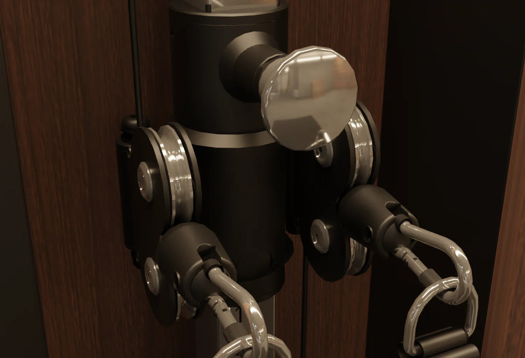 FLOW 5 WALNUT FREE STANDING FUNCTIONAL TRAINER/ WALL MOUNT