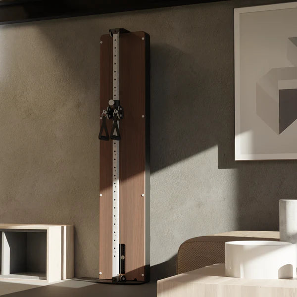 FLOW 5 WALNUT FREE STANDING FUNCTIONAL TRAINER/ WALL MOUNT