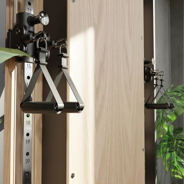 Flow 6 Light Oak - Wall Mounted Functional Trainer SKU: 8489