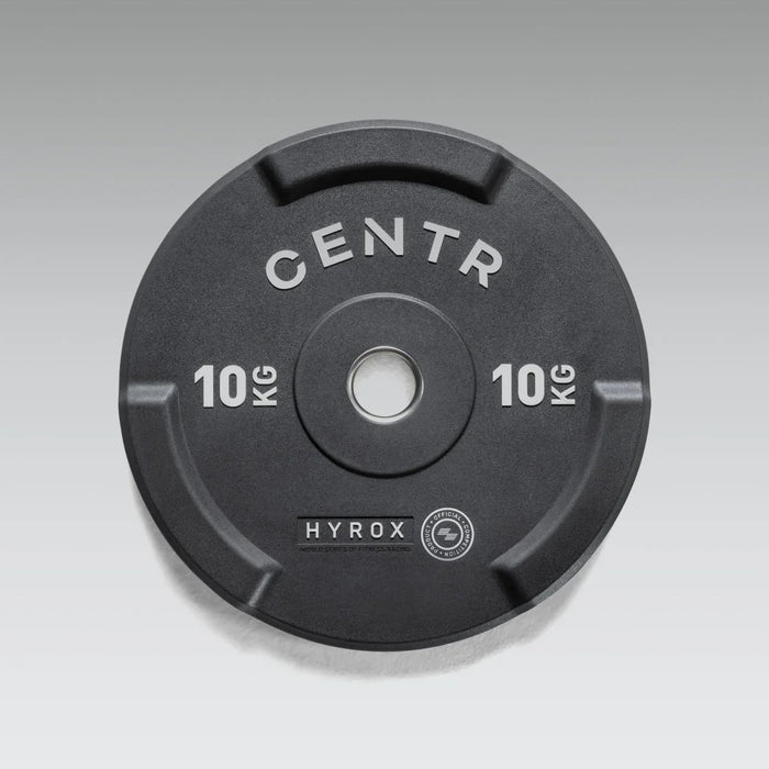 Centr 10kg Hyrox Interlocking Olympic Bumper Weight Plate