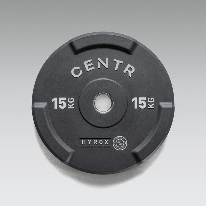 Centr 15kg Hyrox Interlocking Olympic Bumper Plate