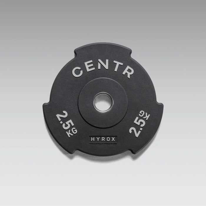 CENTR 25KG HYROX INTERLOCKING OLYMPIC BUMPER WEIGHT PLATE