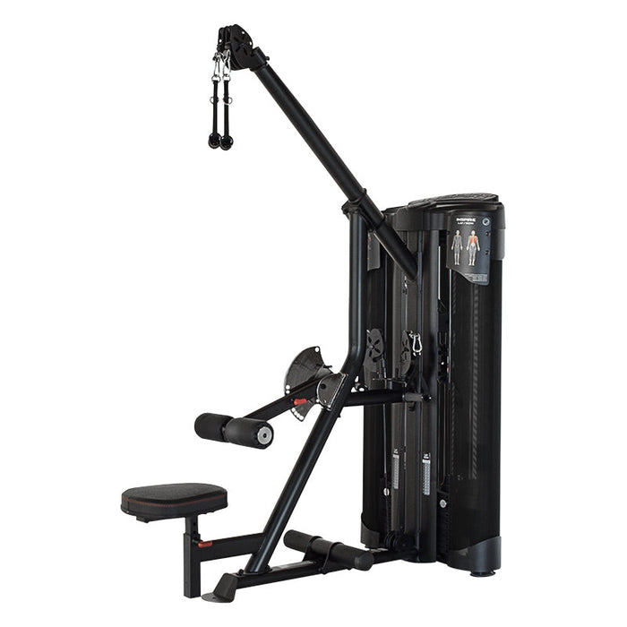 Inspire Fitness Commercial Dual Lat, Row, w/UpRight, 2x100