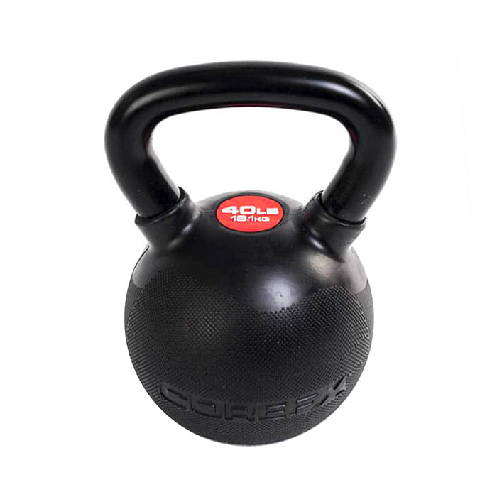 Core FX Kettlebell, Rubber, 40 lb