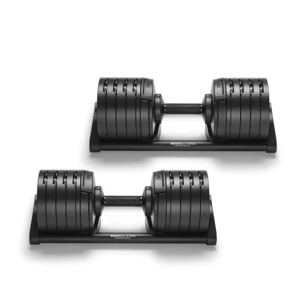 NUOBELL S 5100 Black - Adjustable Dumbbell Pair SKU: 8875