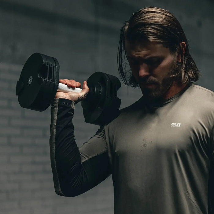 NUOBELL 550 Silver - Adjustable Dumbbell Pair