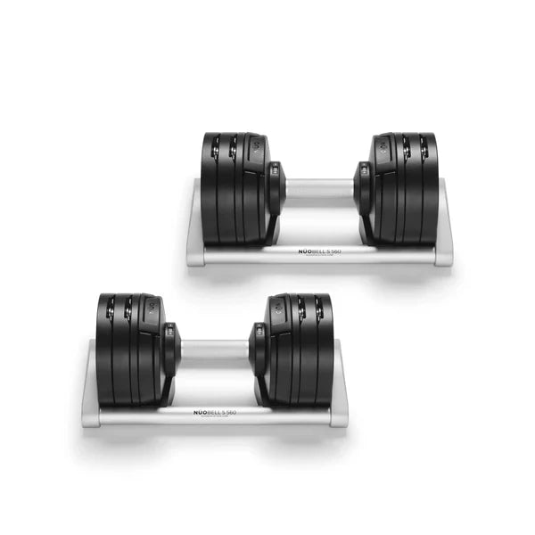 NUOBELL S 560 Silver - Adjustable Dumbbell Pair SKU: 8513