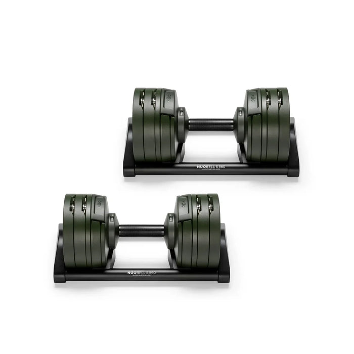 NUOBELL S 560 Green - Adjustable Dumbbell Pair SKU: 8515
