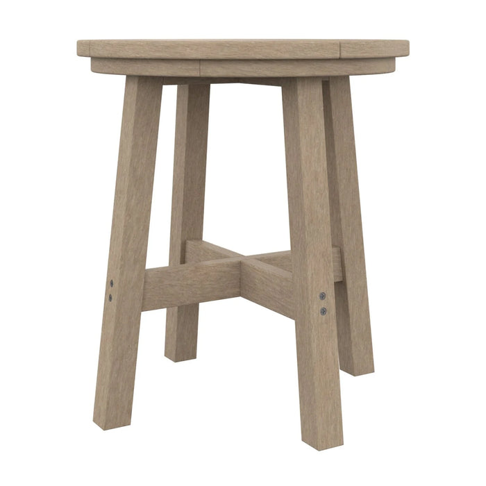 ROUND SIDE TABLE T02 BEIGE FRAME