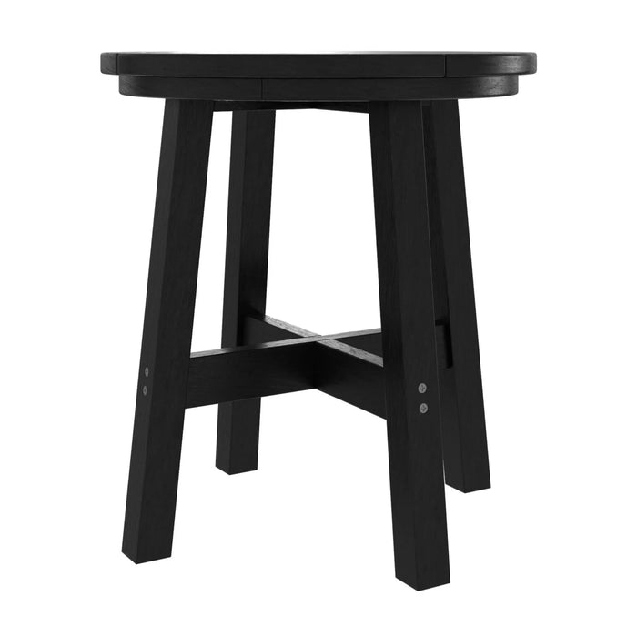 ROUND SIDE TABLE T02 BLACK FRAME