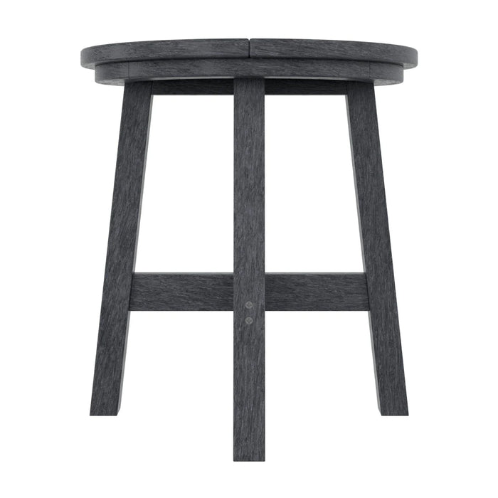 ROUND SIDE TABLE T02 SLATE GREY FRAME