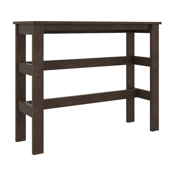 RAIL HUGGER PUB TABLE T08 CHOCOLATE FRAME