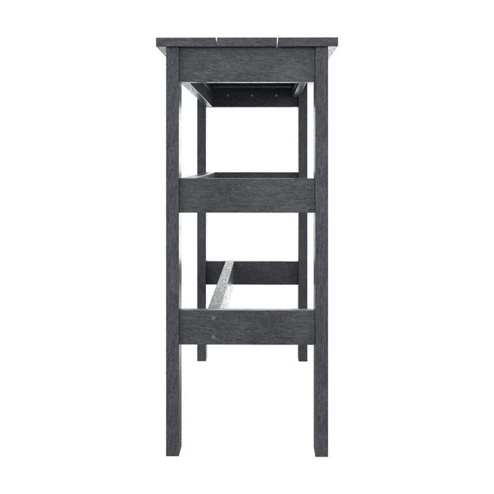 RAIL HUGGER PUB TABLE T08 SLATE GREY FRAME