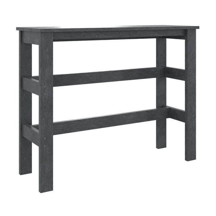 RAIL HUGGER PUB TABLE T08 WHITE FRAME