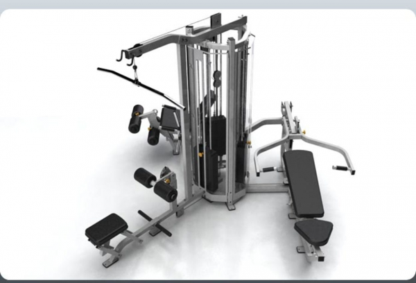 USED MATRIX VARSITY 3 STACK MULTI COMMERCIAL GYM