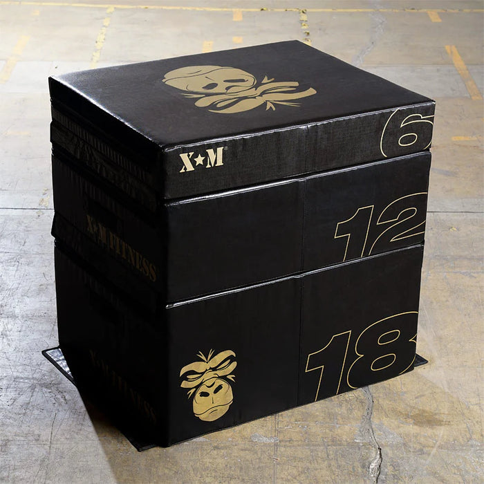 XM FITNESS Soft Plyo Box Set - 6" 12" & 18" SKU: 3298