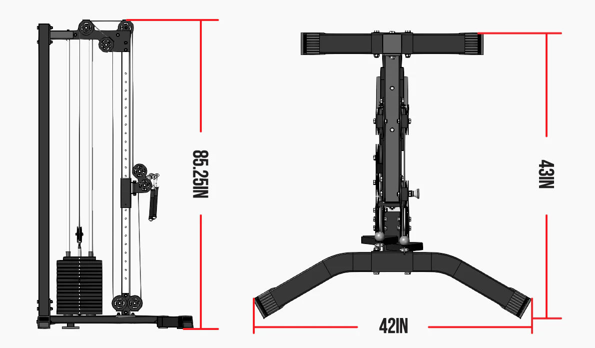 XM FITNESS Single Column Functional TRAINER SKU: 6592