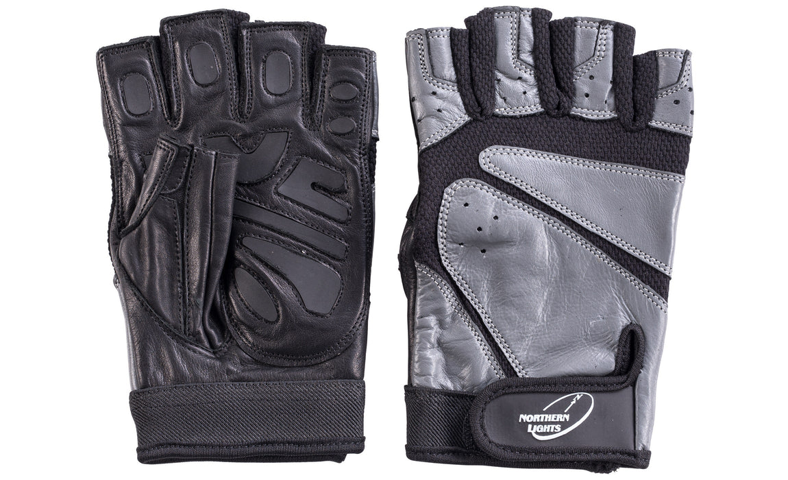 Northern Lights Lifting Gloves #5019, Black/Grey